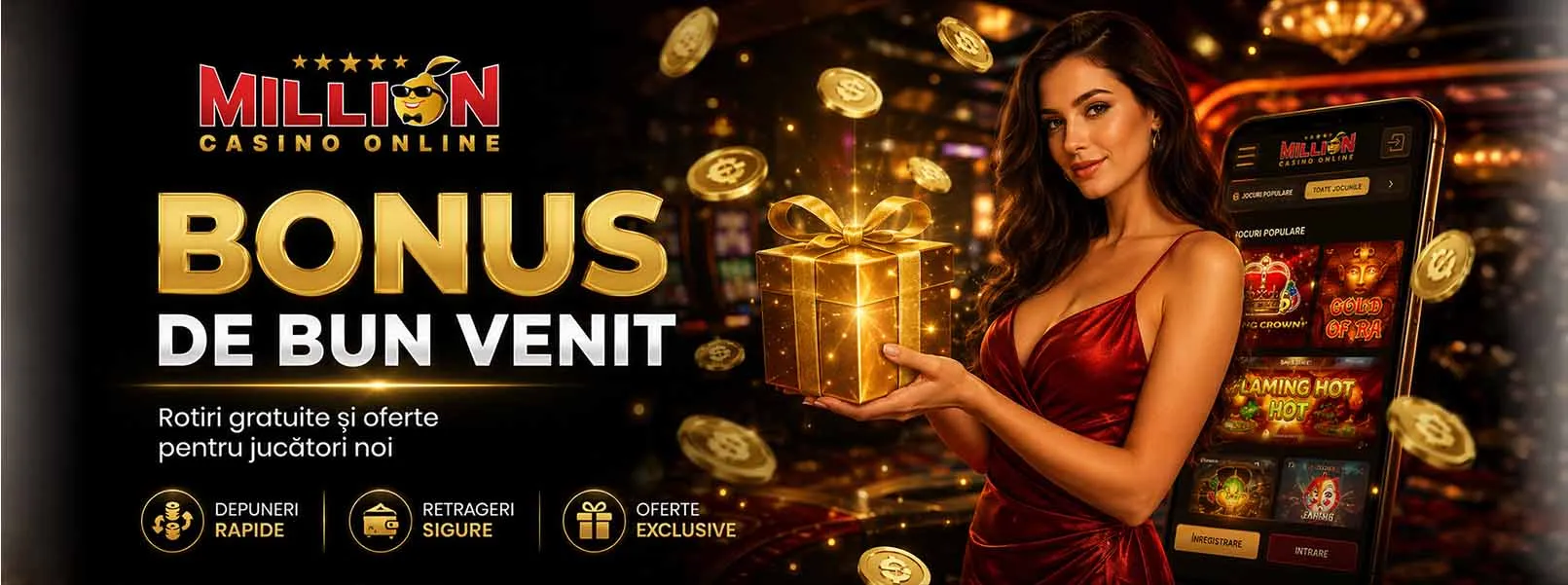 million bonus de bun venit