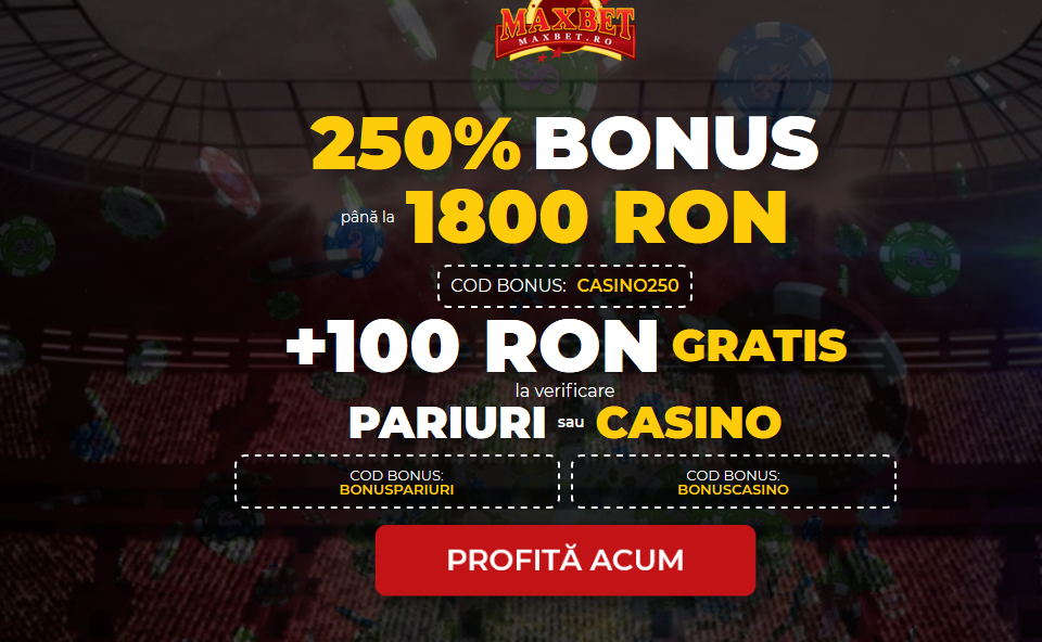 bonus fără depunere la maxbet