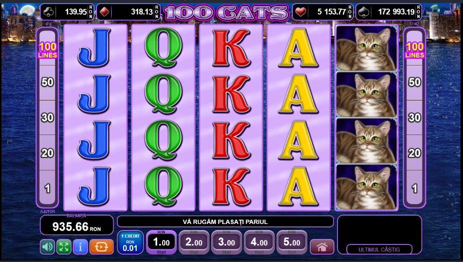 EGT 100 cats