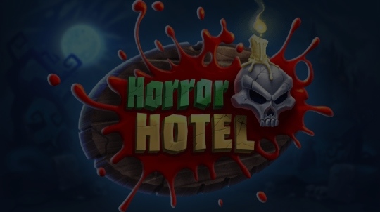horror hotel slot logo